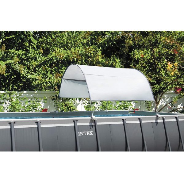 Intex Napernyő Medencére 28054 - UV50+ Védelem, Állítható Árnyékoló Kerek és Téglalap Alakú Medencékhez