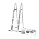 Intex Biztonsági Medence Létra 3 Fokos 91–107cm Magas Medencékhez - Stabil és Tartós Acélváz, Levehető Külső Lépcső a Gyermekbiztonság Növelésére (28075)