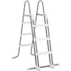 Intex Biztonsági Medence Létra 3 Fokos 91–107cm Magas Medencékhez - Stabil és Tartós Acélváz, Levehető Külső Lépcső a Gyermekbiztonság Növelésére (28075)