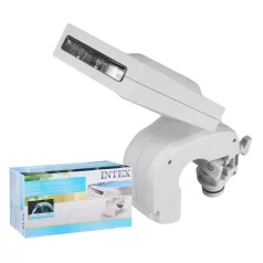   Intex LED-es Vízi Szökőkút Négy Színű Fénnyel - Automatikus Színváltós Vízszóró Medencékhez, Energiatakarékos és Könnyen Csatlakoztatható (28089)