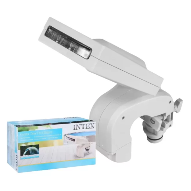 Intex LED-es Vízi Szökőkút Négy Színű Fénnyel - Automatikus Színváltós Vízszóró Medencékhez, Energiatakarékos és Könnyen Csatlakoztatható (28089)