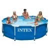 Intex Metal Pool Családi Medence 305x76cm Kék Kivitelben - Stabil és Hosszú Élettartamú (28200)
