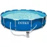 Intex MetalPool Szett Medence 305x76cm Kék Kivitelben - Stabil Szerkezet, Komplett Családi Medence (28202)