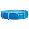 Intex Metal Pool Családi Medence 366x76cm Kék Kivitelben - Stabil és Hosszú Élettartamú (28210)