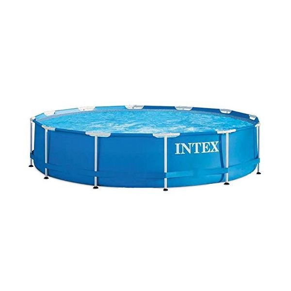 Intex Metal Pool Családi Medence 366x76cm Kék Kivitelben - Stabil és Hosszú Élettartamú (28210)