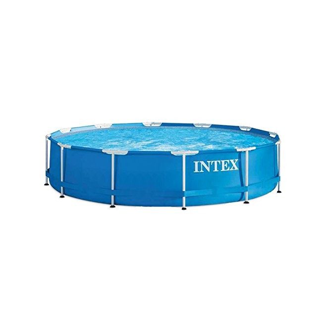 Intex Metal Pool Családi Medence 366x76cm Kék Kivitelben - Stabil és Hosszú Élettartamú (28210)