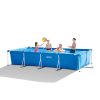 Intex MetalPool Szett Medence 450x220x84cm Kék Kivitelben - Megerősített Szerkezet, Komplett Családi Medence (28274NP)