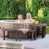 Intex PureSpa Pad Szett 221x76x60cm, Barna, 2 Közepes és 2 Magas Pad, Összekapcsolható, 160Kg Teherbírás, 4 Személyes Kerek Jakuzzihoz - Jakuzzi Kényelemhez, Praktikus és Igényes Kialakítással (Intex 28515)