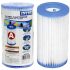 Intex „A” Típusú Szűrőpatron 2db - Eredeti Cserepatron Intex Papírszűrős Vízforgatókhoz, Hatékony Szűrés és Tiszta Medencevíz (29002)