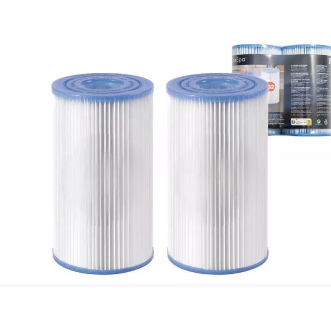 Intex PureSPA Jacuzzi S2 Papírszűrőbetét 2db/csomag (29012) - Hatékony Vízszűréshez, Cserealkatrész