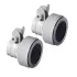 Intex Hollanderes Átalakító Szett 32mm Medencecsatlakozáshoz - 2db-os Csomag Szorítóanyával, Tömlőátalakító Intex Szivattyúkhoz és Vízforgatókhoz (29061)