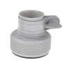 Intex Hollanderes Átalakító Szett 32mm Medencecsatlakozáshoz - 2db-os Csomag Szorítóanyával, Tömlőátalakító Intex Szivattyúkhoz és Vízforgatókhoz (29061)