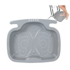   Intex Lábmosó Tálca Létra Alá Illeszthető Szürke Színű - Csúszásmentes Medence Előtti Tisztító Megoldás a Víz Tisztaságáért (29080)