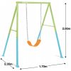 Intex Kerti Hinta Állvánnyal 170x235x200cm (44113) - Stabil Acélvázas Kétszemélyes Hinta Kültérre, Párnázott Üléssel