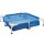 Intex Kisállat Medence Szett 152x152x30.5cm (48402) - Square Frame Összecsukható Medence Kutyáknak, Strapabíró PVC Vázzal