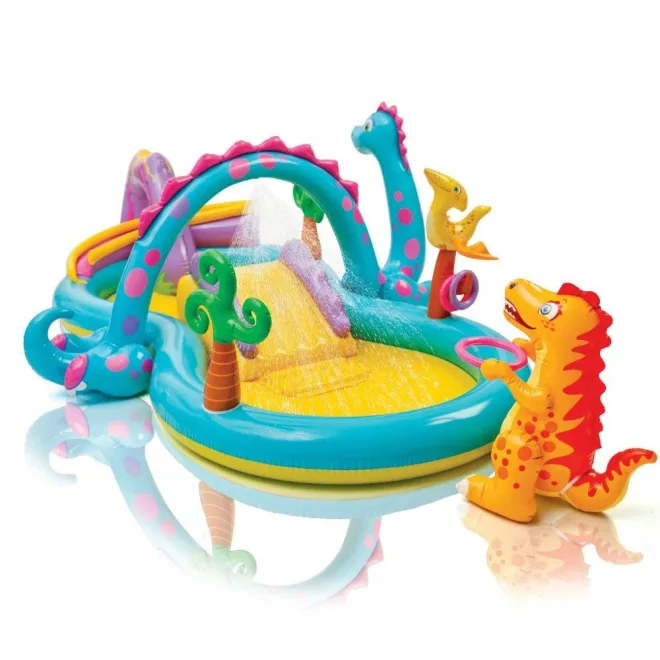 Intex Dinoland Élmény és Játékmedence Gyerekeknek 333x229x112cm (57135)