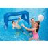 Intex Felfújható Vízilabda Szett 140x89x81cm - Vízi Játék Kapu Labdával Gyerekeknek és Felnőtteknek, Medencéhez és Strandhoz (58507)