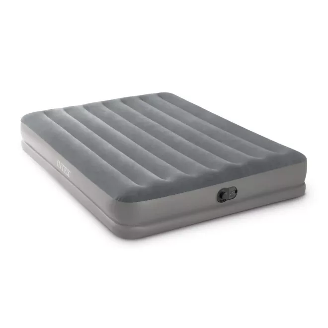 Intex Queen Prestige Felfújható Vendégágy 152x203x30cm 2 Személyes Beépített USB-s Elektromos Pumpával – Kényelmes Fekvőhely Vendégeknek, Gyors Előkészítéssel (Intex 64114)