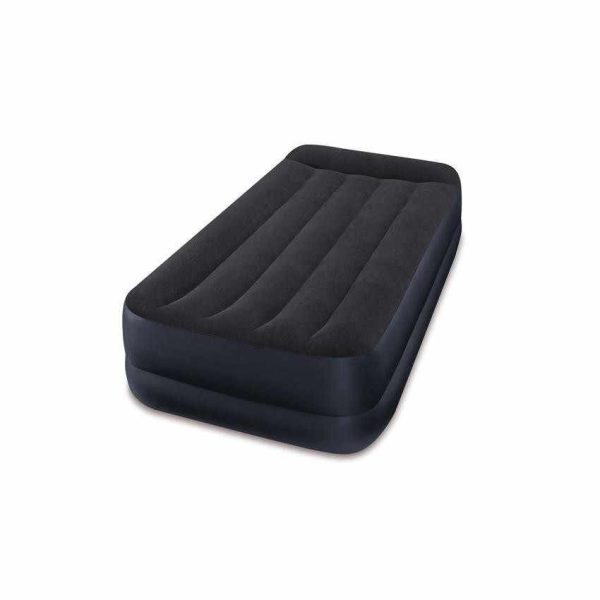 Intex Raised Felfújható Vendégágy Beépített Párnával és Pumpával Fiber-Tech 99x191x42cm (64122)