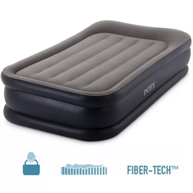 Intex Deluxe Raised Felfújható Vendégágy, 99x191x42cm - Otthoni Tartalék Fekvőhelyhez, Komfortos Alvásélménnyel (Intex 64132)