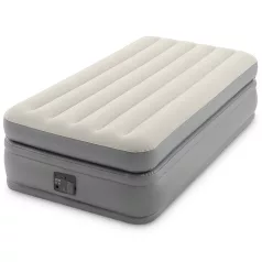   Intex Prime Comfort Elevated Felfújható Vendégágy 99x191x51cm (64162) - Egyszemélyes Magasított Légágy Beépített Elektromos Pumpával, Kényelmes Vendégágy Otthonra és Kempingezéshez