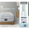 Intex Supreme Air-Flow Felfújható Vendégágy 99x191x51cm (64488) - Egyszemélyes Prémium Légágy Beépített Elektromos Pumpával, Kiemelkedő Kényelem és Légáteresztés
