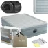 Intex Queen Prémium Comfort Felfújható Vendégágy 203x152x46cm 2 Személyes Beépített Elektromos Pumpával és Fejtámlával – Kényelmes Alvóhely Vendégeknek és Utazáshoz (Intex 64824)