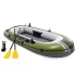 Intex Seahawk 2 Felfújható Gumicsónak Szett 236x114x41cm 2 Személyes Pumpával és Evezőkkel - Stabil Tavi Evezéshez és Szabadidős Vízi Kikapcsolódáshoz (Intex 66332)
